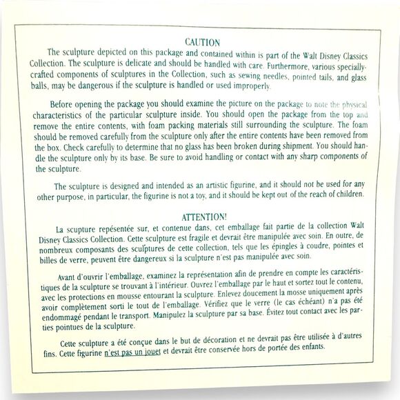 WDCC "Beautiful Diversion" Singing Harp Mickey and the Beanstalk Harp Figurine - Picture 11 of 12